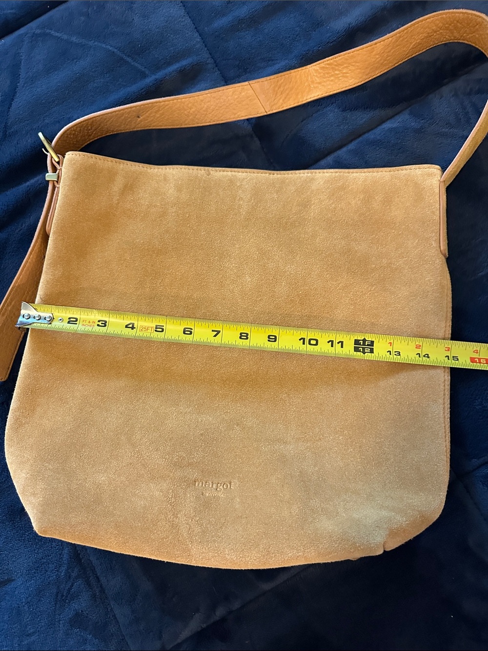 Marni Suede Shoulder Hobo Bag in Tan - Picture 8 of 9